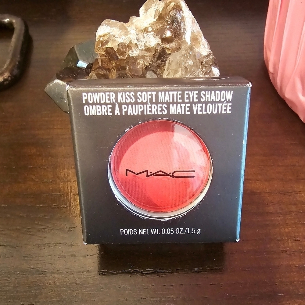 MAC Powder Kiss Soft Matte Eye Shadow In Color A Little Tamed.